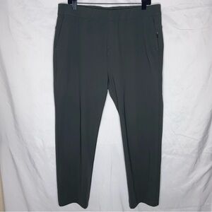 Vuori Miles Ankle Pants Women’s VW404 Oregano Green Stretch Elastic Waist Sz XL